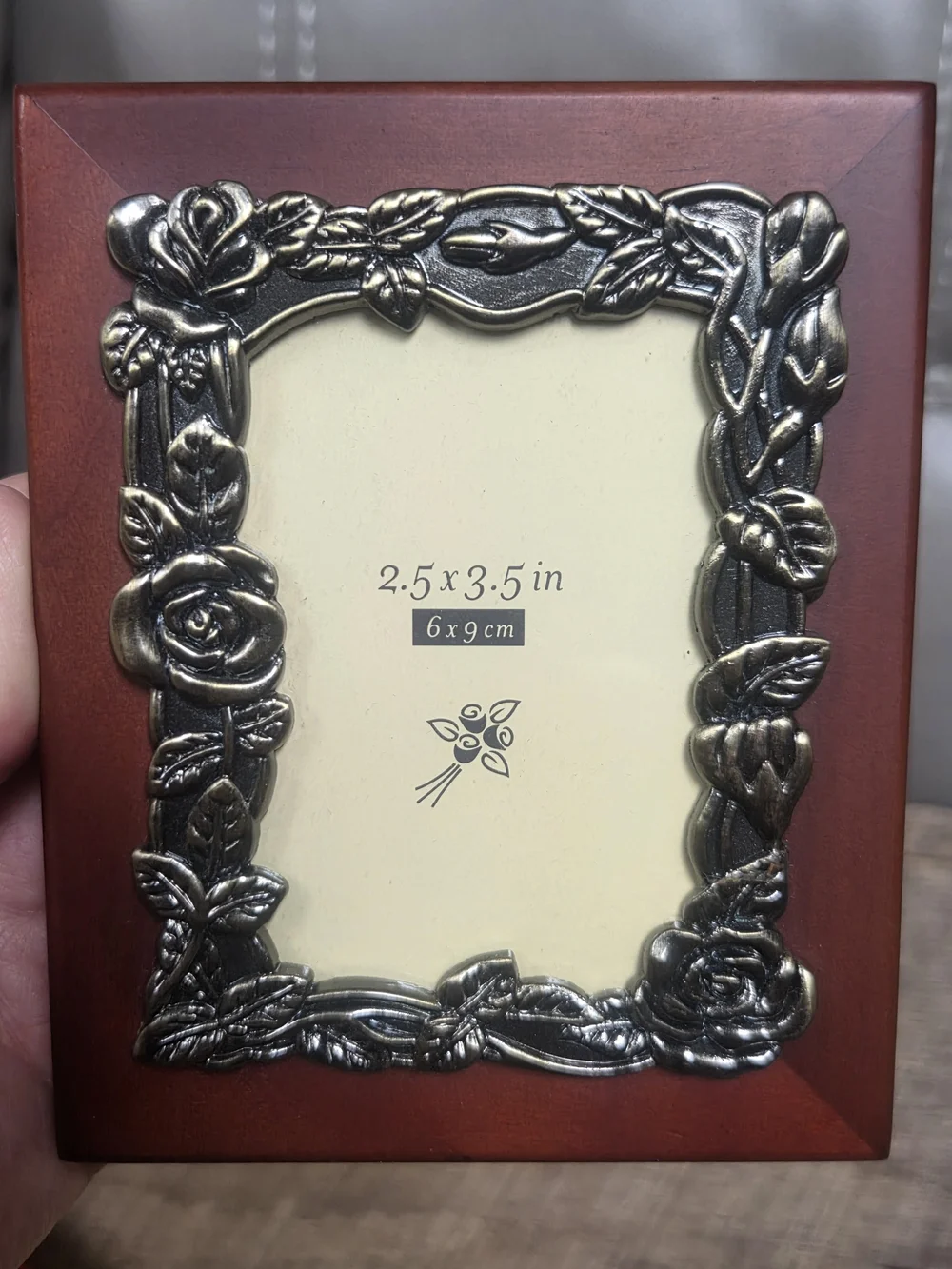 Vintage Weston Gallery Floral Mini Frame ~ Bin Q